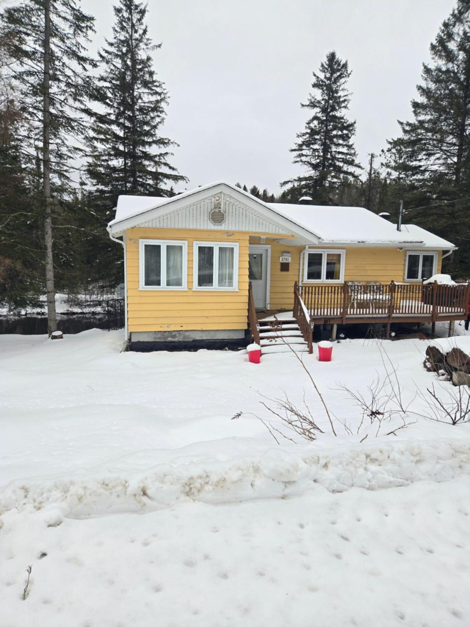 Citq 303469.Chalet Oasis De Paix. Bord De L'Eau.4 Saisons.A Louer Chertsey Exterior foto